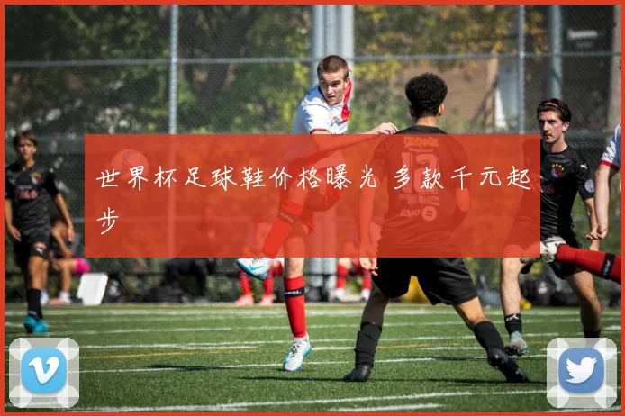 世界杯足球鞋价格曝光 多款千元起步