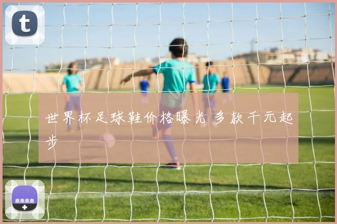 世界杯足球鞋价格曝光 多款千元起步